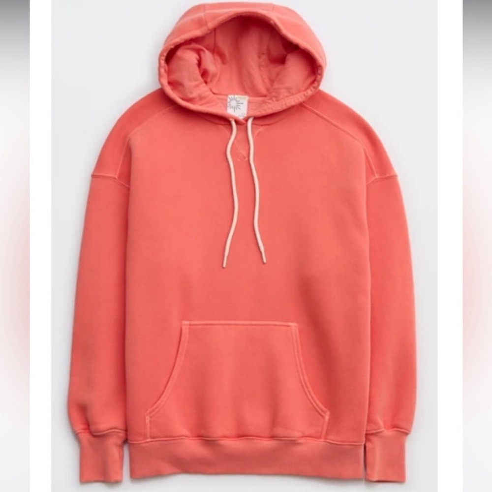 Aerie Coral Cloud Fleece Hoodie